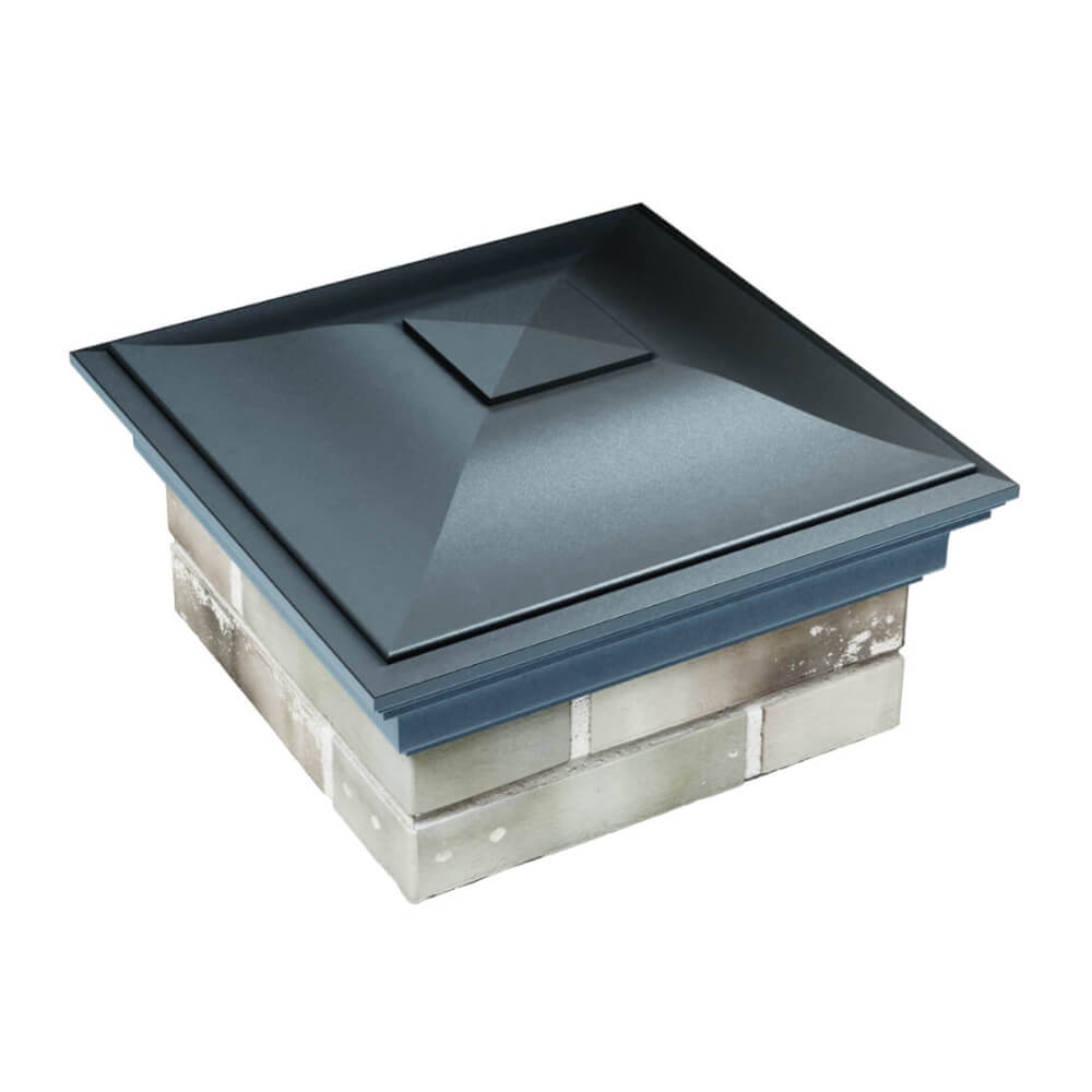 Колпак Zking Монблан Серый на столб 1.5х1.5 еврокирпича 0.7НФ (355х355мм) в Павловском Посаде фото