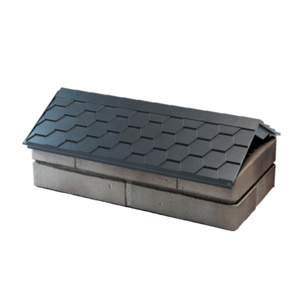 Парапет Zking Эверест Серый с посадкой на 1 кирпич (200/225/255мм) в Павловском Посаде фото