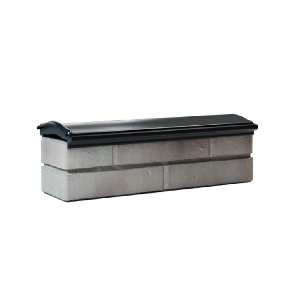 Парапет Zking Монблан Черный посадка на 0.5 кирпича (130мм) Павловский Посад фото