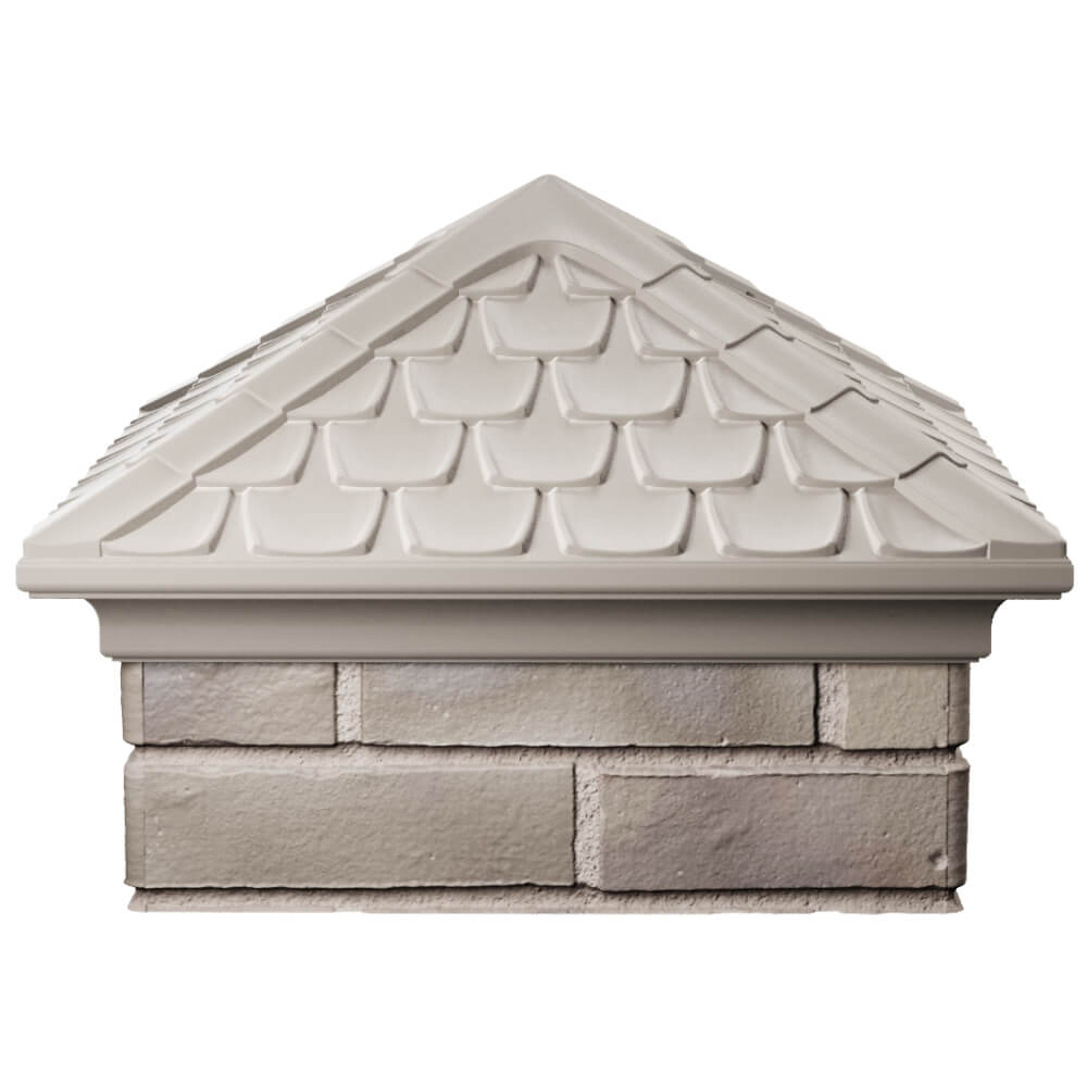 Колпак Zking Эльбрус Бежевый на столб 1.5х1.5 кирпича (385х385мм) Павловский Посад фото