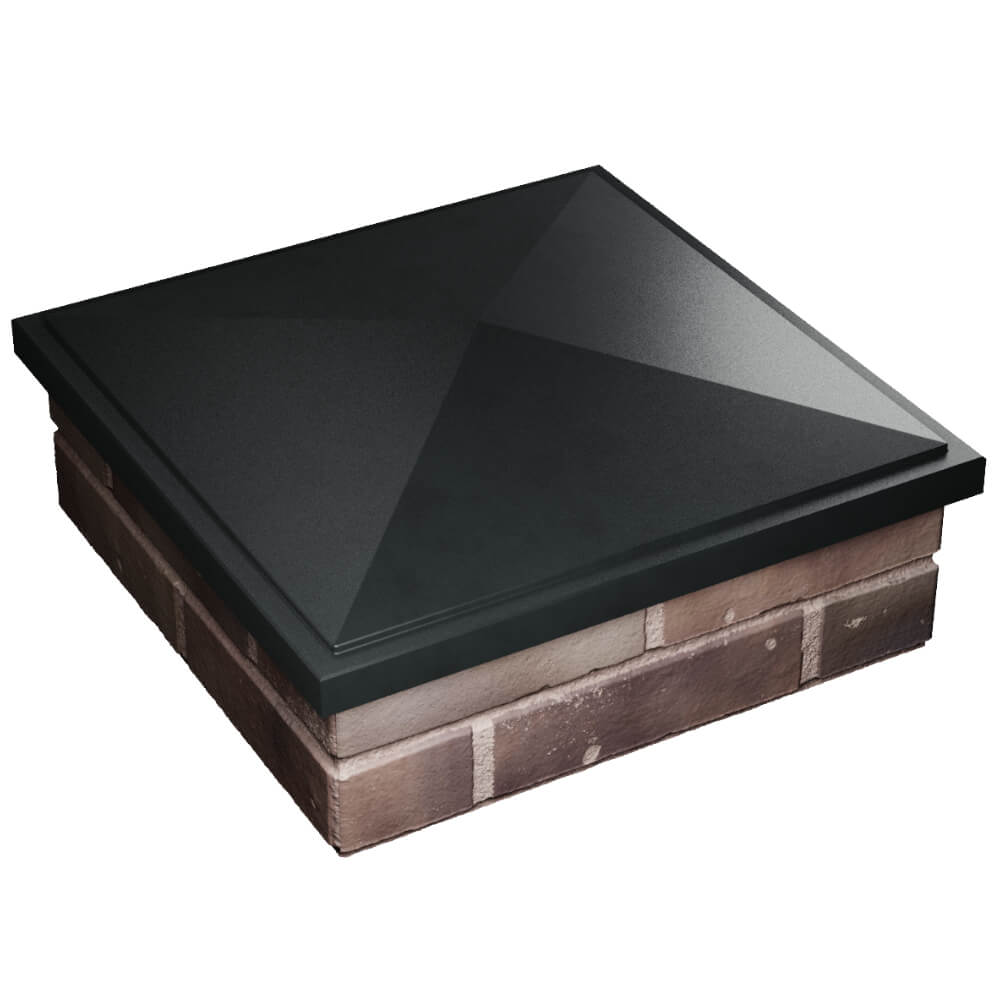 Колпак Zking БонаМоно Черный на столб 2х2 кирпича (515х515, 530х530мм) в Павловском Посаде фото