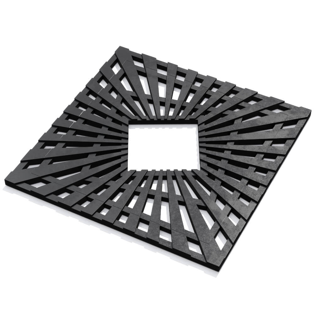 Приствольная решетка для дерева ZKING ATMOSPHERE 1.2х1.2м Черная в Павловском Посаде фото