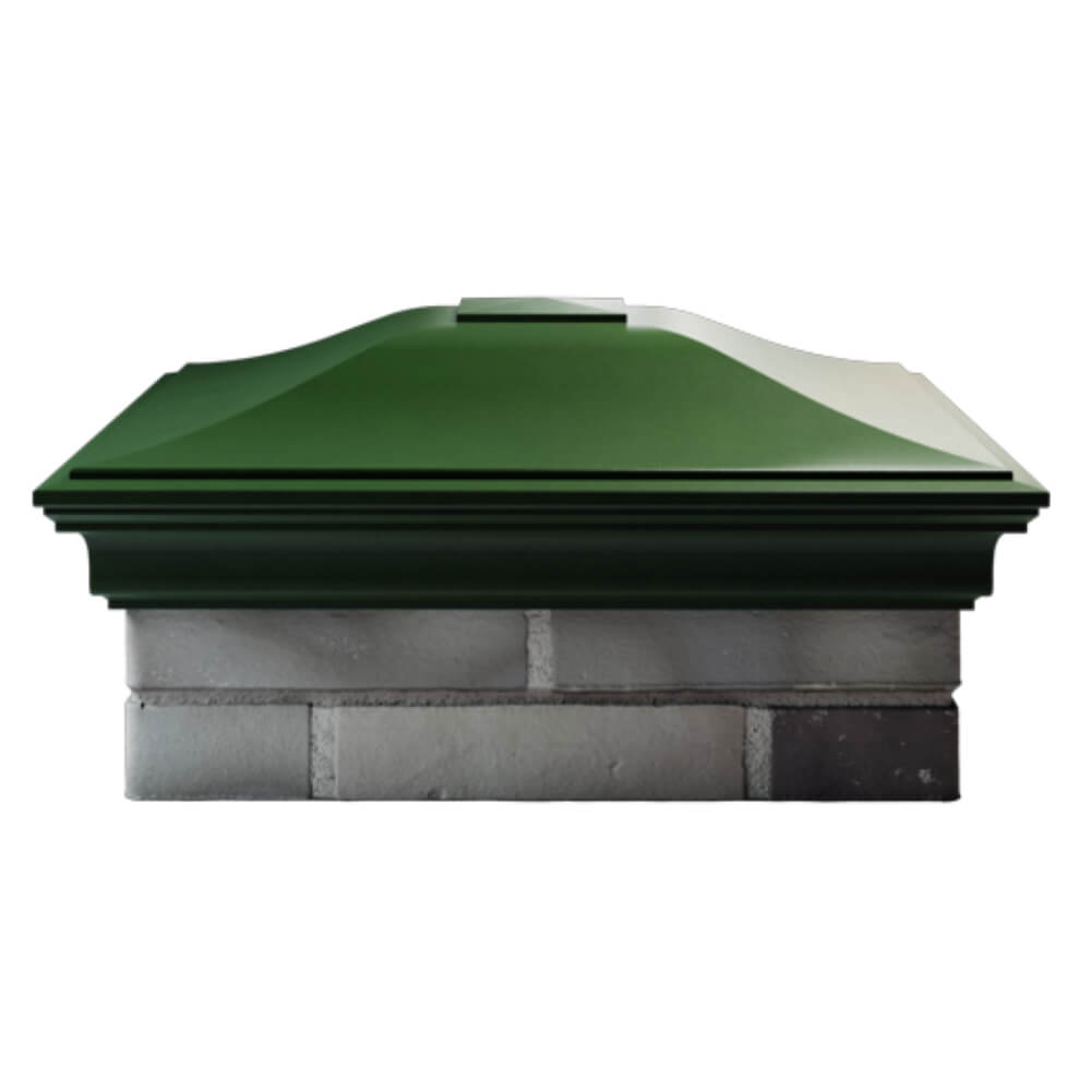 Колпак Zking Монблан Зеленый на столб 2х2 кирпича (515х515мм) в Павловском Посаде фото