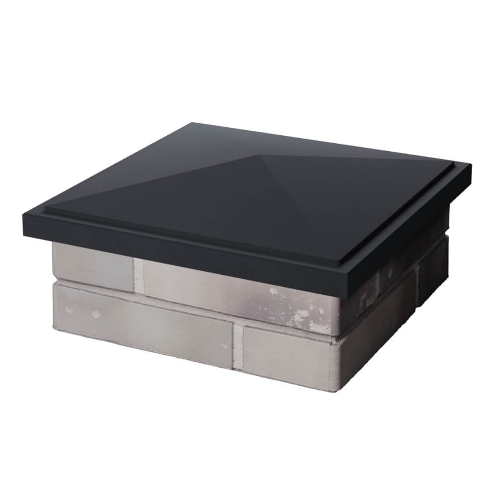 Колпак Zking БонаМоно Серый на столб 1.5х1.5 кирпича (385х385, 400х400мм) в Павловском Посаде фото