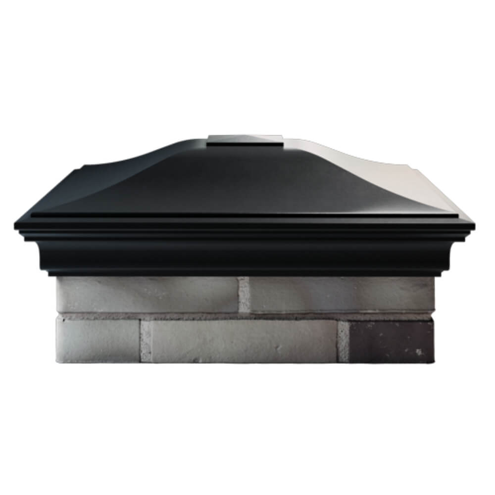 Колпак Zking Монблан Черный на столб 2х2 кирпича (515х515мм) в Павловском Посаде фото