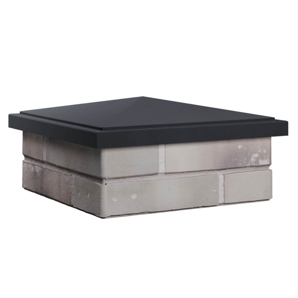 Колпак Zking БонаМоно Серый на столб 1.5х1.5 кирпича (385х385, 400х400мм) в Павловском Посаде фото