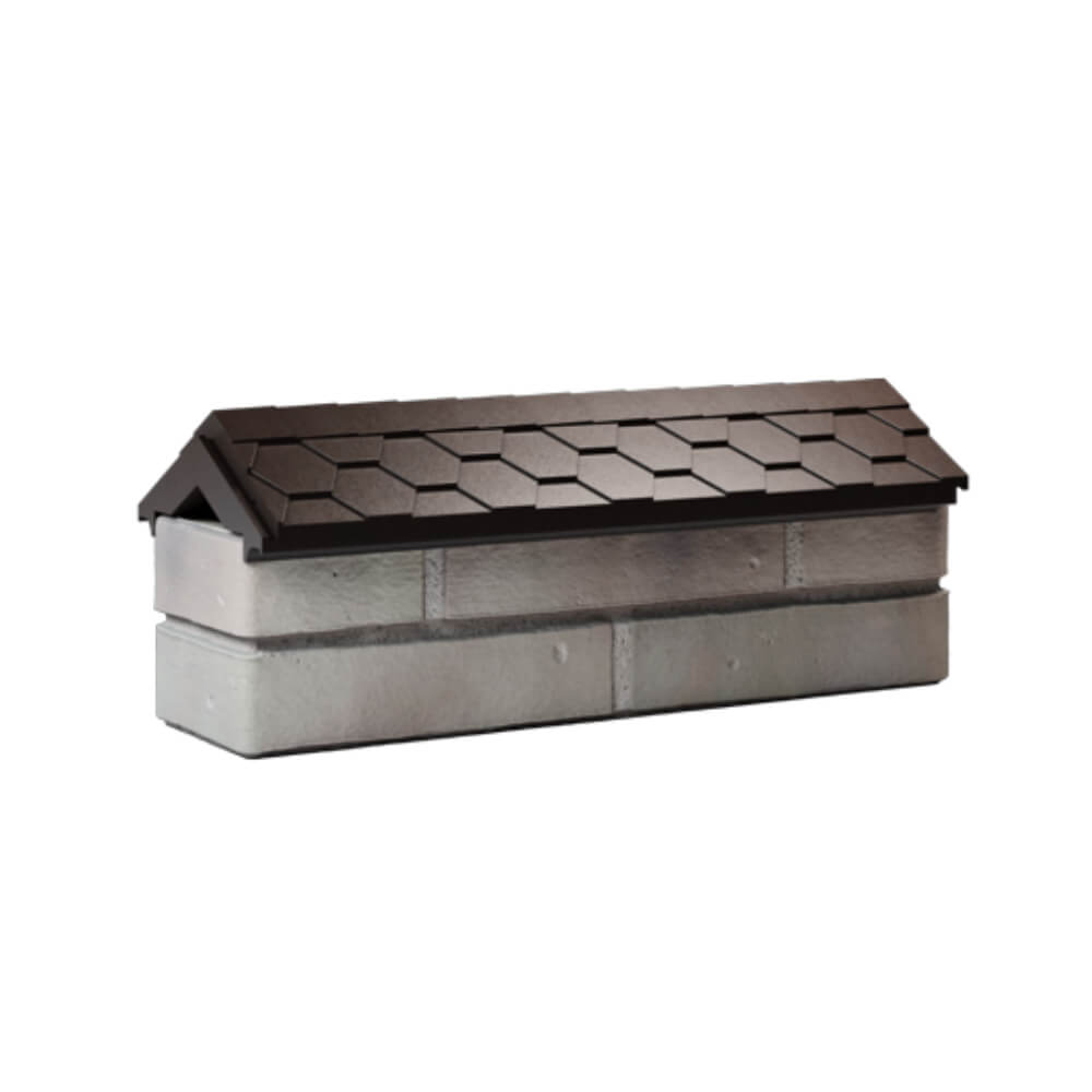 Парапет Zking Эверест Коричневый с посадкой на 0.5 кирпича (130мм) Павловский Посад фото