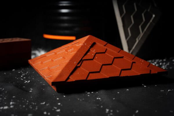 Колпак Zking Эверест Красный на столб 1.5х1.5 кирпича (390х390мм) в Павловском Посаде фото