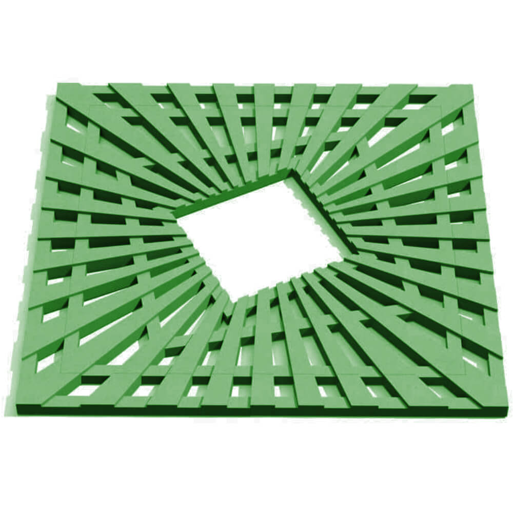 Приствольная решетка для дерева ZKING ATMOSPHERE 1.2х1.2м Зеленая Павловский Посад фото